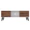 Manhattan Comfort Doyers 53.15 TV Stand, White and Nut Brown 174AMC188 - alternate 10